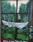 Chagall Paintings - Window in the Country by Marc Chagall